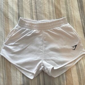 Women's White Athletic Shorts